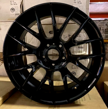 19" STAGGERED SET BLACK COMP STYLE WHEELS FOR BMW E90 F30 F10 19x8.5/9.5 5x120