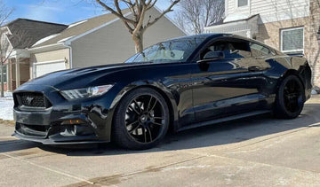 19" MRR M350 Flow Forged Black Wheels For Mustang 19x10 / 19x11 5x114.3 +35/+50
