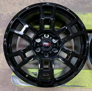 17" Gloss Black Wheels For Toyota 4Runner Tacoma GX460 GX470 FJ 6x139.7 17x8 +5