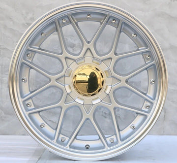 18" Wheels 18x8 / 18x9 +30 5x120 5x114.3 Staggered 73.1 W025 Tuner Rims Set 4