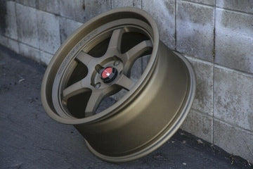 18" Aodhan Ah08 Wheels Bronze 18x8.5 / 18x9.5 +35 5x100 Rims Set 4