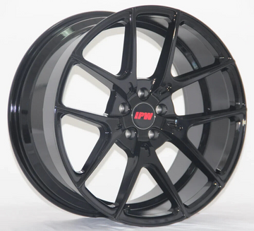 20" Wheels 20x8.5 / 20x10 5x114.3 Staggered Gloss Black JDM Style Rims Set 4