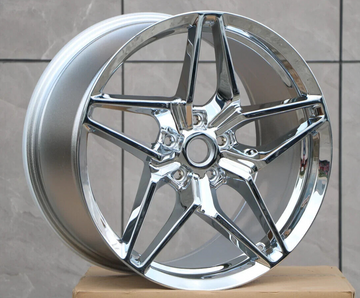 19x9.5 / 20x11 Chrome Wheels For Corvette C6 C7 19" / 20" Staggered Rims Set