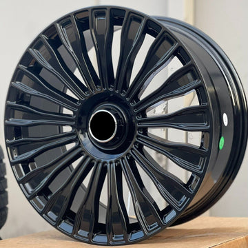 20" Wheels For Mercedes S560 S550 S580 S450 CL550 20x8.5 / 20x9.5 Black Set 4