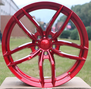 19" Wheels 19x8.5 / 19x9.5 +35 5x120 Staggered Red For BMW 325 328 335 Z4 F10