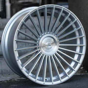 24" RF22 Wheels For Mercedes Benz G500 G550 G55 G63 24x10 Silver Machined Rims
