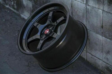18" Aodhan Ah08 Wheels Gloss Black 18x8.5 / 18x9.5 +35 5x100 Rims Set 4