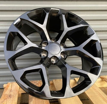 20" Snowflake Wheels For Chevy Silverado GMC Tahoe Yukon Denali 20x9 Rims Set 4