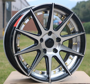 18" Wheels 18x8 5x114.3 +35 for For Honda Civic Accord Nissan Lexus Rims Set 4