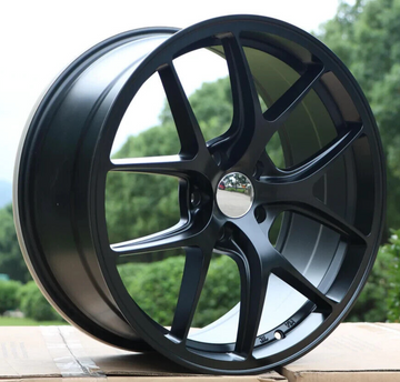 19" Wheels For Lexus IS250 Camry Accord CR-V 19x8.5 +35 5x114.3 Black Rims Set 4