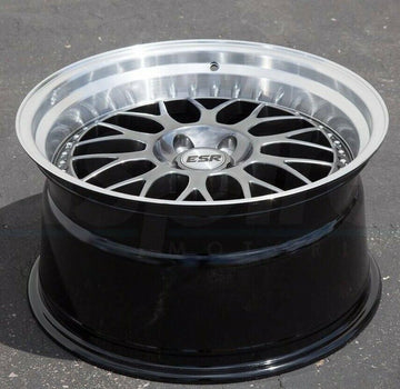 19" Staggered ESR SR01 Gun Metal Wheels 19x8.5 +30 19x9.5 +35 5x114.3 Rims Set 4