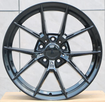 19" Gloss Black CS Style 19x8.5 / 19x9.5 +35 5x120 Wheels Fit BMW 325 328 335 Z4