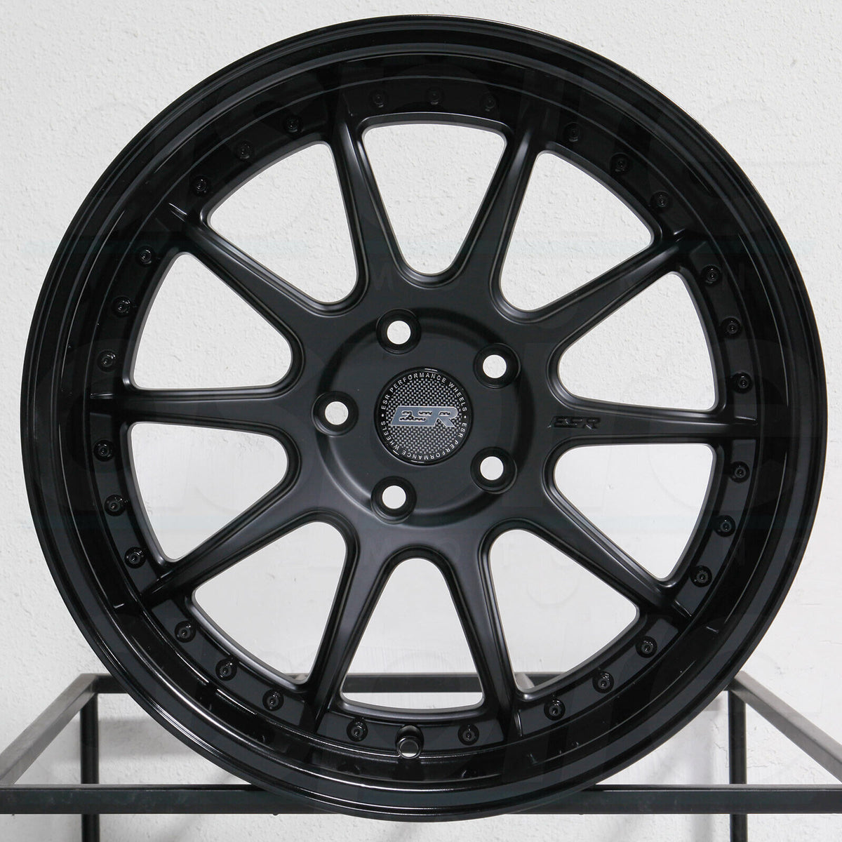 ESR CS12 18x9.5 5x114.3 35 Black Wheels(4) 72.56 18