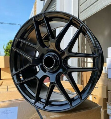 20x8.5 / 20x9.5 Black Wheels For Mercedes S550 S500 CL550 GLS Rims Set 4