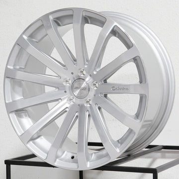 19" MRR HR9 Wheels 19x8.5 / 19x9.5 5x114.3 Staggered Silver Machined Rims Set 4