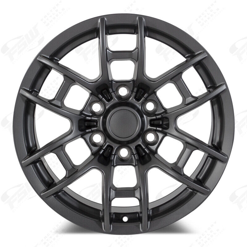 17x8 Flow Forged Gunmetal Wheels Fit Toyota 4Runner Tacoma 6x139 +0 Ri ...