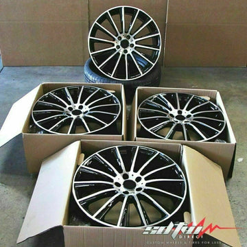 18x8 Wheels Fit Mercedes CLA 250 C250 C300 C350 E350 E550 18 Inch Rims Set 4