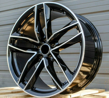 19" Wheels Fits Audi A4 A5 S4 S5 A8 Q3 Q5 VW Passat 19x8.5 5x112 Rims Set 4