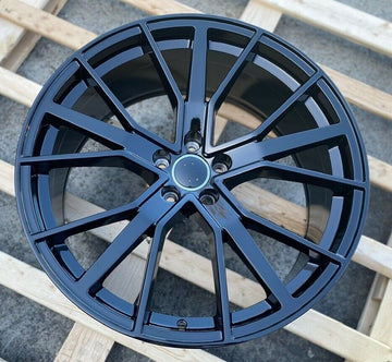 21" Wheels Gloss Black Fits Audi A7 A8 S8 2017 Q7 Q5 Atlas 21x9 5x112 Rims Set 4
