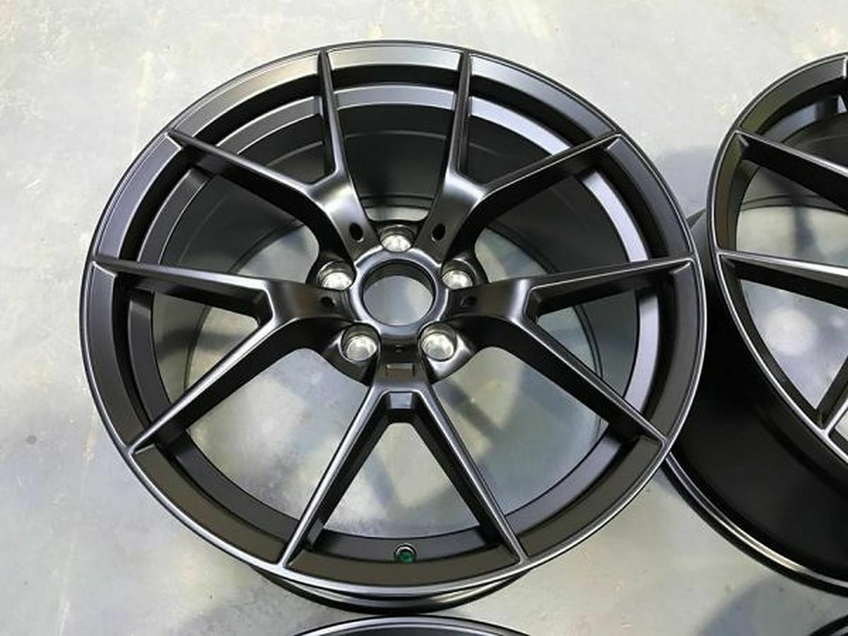 20x8.5 / 20x9.5 +35 5x120 Black 20 Inch Wheels Fit BMW E90 325 328 335 ...
