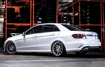 19" MRR GF6 Silver Wheels 19x8.5 / 19x9.5 5x112 For Mercedes E350 E400 E450 E550