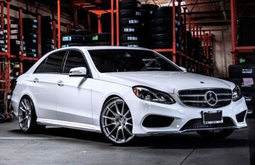 19" MRR GF6 Silver Wheels 19x8.5 / 19x9.5 5x112 For Mercedes C250 C300 C350 Set