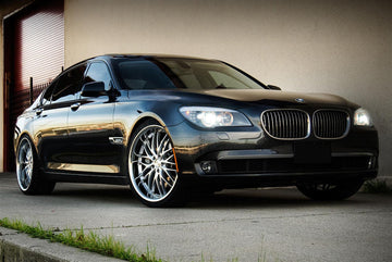 22" Silver MRR GT1 Wheels For BMW E65 E66 745 750i 760i 22x9 22x10.5 Rims Set 4