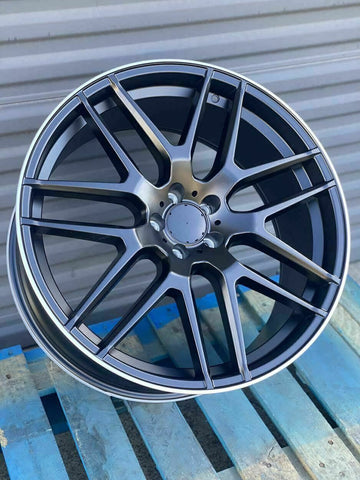 22" Matte Black Wheels Fit Mercedes GLS GLE ML63 GL63 ML550 22x10 5x112 Rims