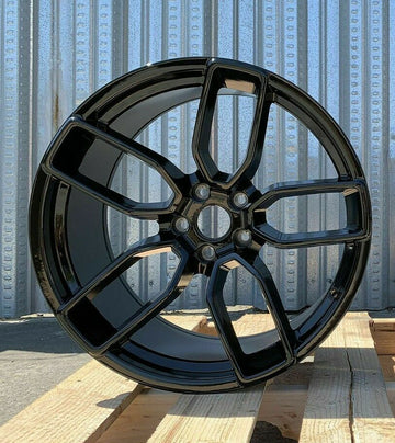 20" Gloss Black Wheels 20x9.5 5x115 +15 Fit Dodge Charger Challenger Rims Set 4