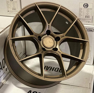18" Aodhan AH11 Wheels 18x8.5 +35/18x9.5 +35 5x120 Matte Bronze Rims (Set of 4)