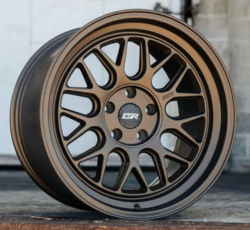 18x9.5 5x100 +35 ESR CR1 Wheels 18" Matte Bronze Rims Set 4