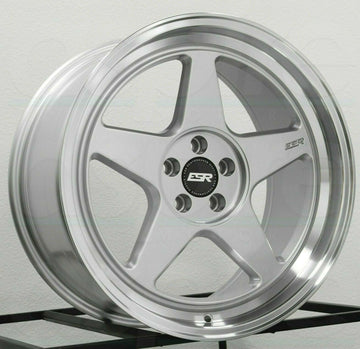 19" ESR CR5 Hyper Silver Machined Lip Wheels 19x10.0 +25 5x114.3 Rims Set 4