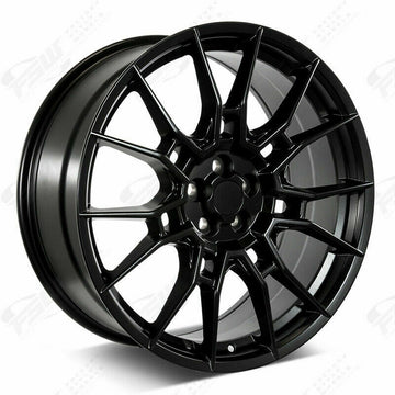 20"  TR-C Style Satin Black Wheels Fits Toyota Corolla Rims Set 4