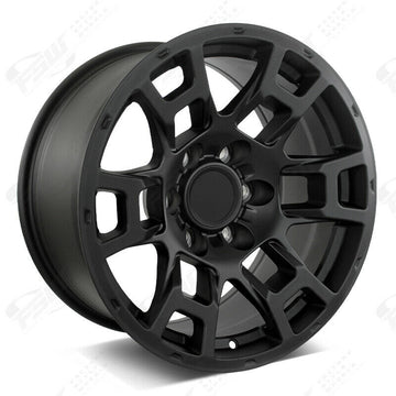 22" Black Wheels for Lifted Toyota Tacoma Off Road 2016 & up (6x139.7) 22x9 +0mm