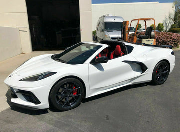 MRR FS06 Black 19x8.5 / 20x11 Concave Wheels Rims Set Fits Chevy Corvette C8