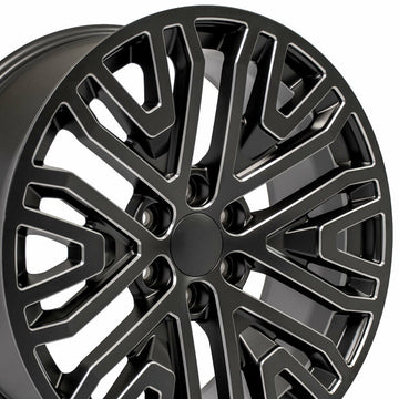 22x9 Wheels For Chevy Silverado GMC Sierra Tahoe Yukon Savana 22 Inch Rims Set 4