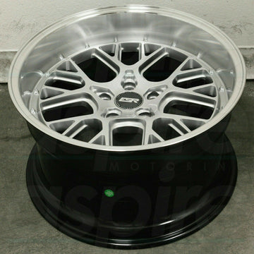 18x8.5 +30 / 18x9.5 5x100 +35 ESR CS11 Wheels 18 Inch Hyper Silver Rims Set 4