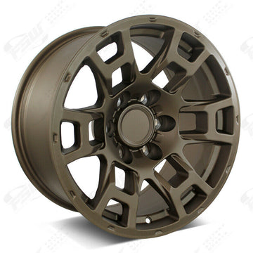 20x9 Bronze Wheels Fit Lifted Toyota Tacoma 4Runner 6x139 +0 Rims 20"  Set 4