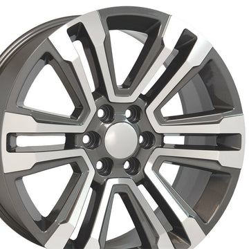 22" Wheels For Chevy Silverado 1500 Suburban Tahoe GMC Yukon Sierra (Set Of 4)