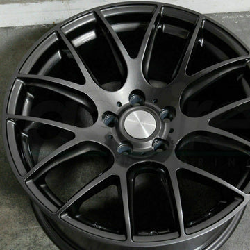 18" Gun Metal ESR SR12 Wheels 18x8.5 +35 5x100 Fit Impreza WRX TC Celica Camry