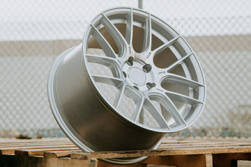 18x9.5 +35 Aodhan AH-X AH10 5x114.3 Silver Machined 18 Inch Wheels Rims Set 4