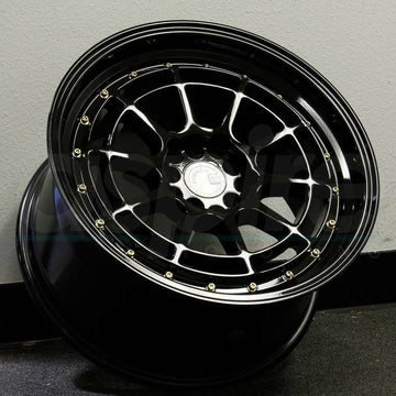 17" Aodhan Ah04 Gloss Black Wheels 17x9 5x100 / 5x114.3 +25 (Set 4)