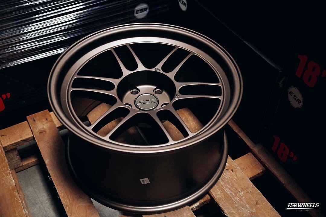 17x9 +30 5x100 ESR SR11 Wheels Matte Bronze 17 Inch Rims THREE RIMS ...