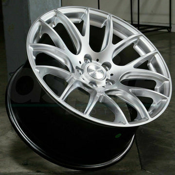 18" Silver ESR SR12 Wheels 18x8.5 +35 5x100 Fit Impreza WRX TC Celica Camry Rims