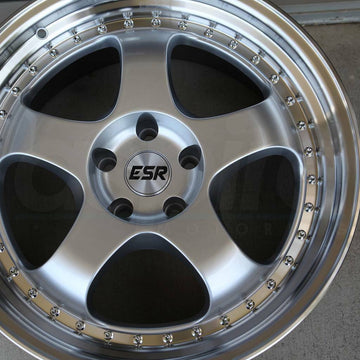 17" ESR SR06 Silver Wheels Set 5x120 17x8.5 +30 Rims Set 4
