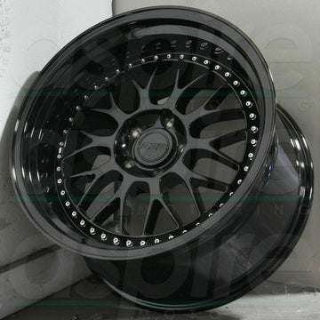 19 ESR SR01 Black Wheels 19x8.5 +30 / 19x9.5 +22 5x120 Rims Set Fits BMW E46 M3