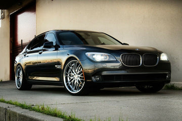 22" MRR GT1 Wheels Silver Machined Lip 22x9.0 +20 5x120 Rims Set 4