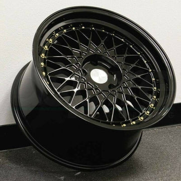 18x8.5 Aodhan AH05 AH5 5x114.3 +35 Black 18 Inch Wheels Rims Set 4