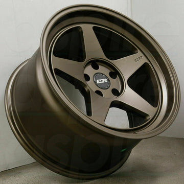 19" ESR CR5 Matte Bronze Wheels 19x10 +25 / 19x11 +25 5x114.3 Rims Set 4