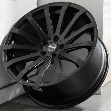 19x9.5 MRR HR9 5x112 +25 Wheels Matte Black 19" Rims Set (4)